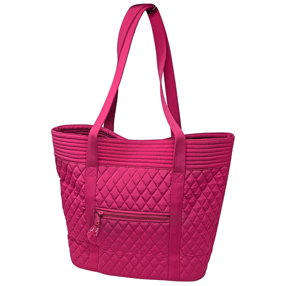 Vera Bradley Women's Solid Color Vera Tote Bag - Picture 2 of 3